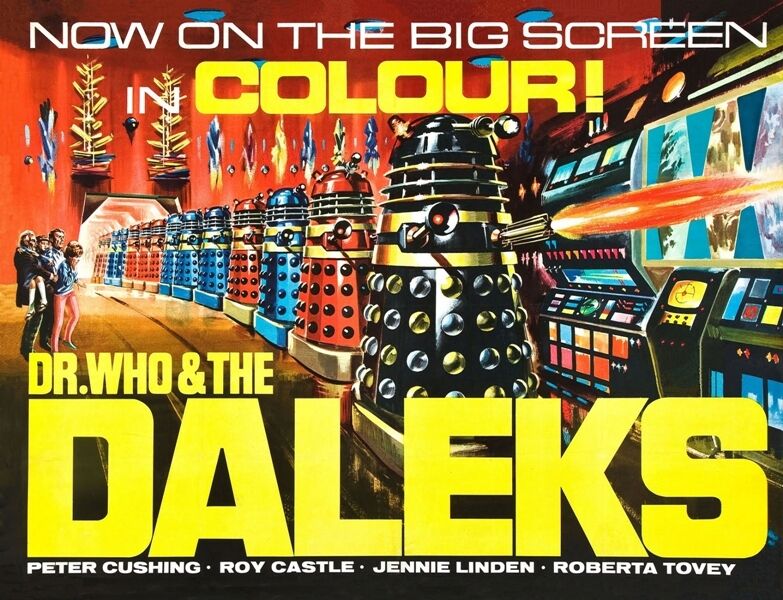 DR WHO & THE DALEKS 1965 SCIENCE FICTION FILM A3 / A2 POSTER