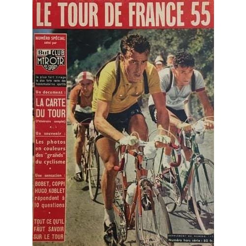 Vintage 1955 Tour De France Cycling Poster A3 Print Vintage