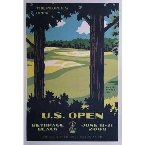 Vintage 2009 US Open Golf Promotional Poster A3 Print – Vintage Poster ...