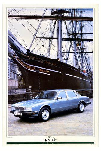 Vintage 1980's Jaguar Sovereign Advertisement Poster A3/A4