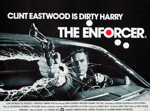 Vintage The Enforcer Dirty Harry Movie Poster Reprint A3/A4