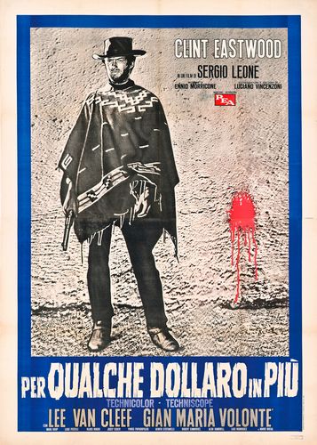 Vintage Italian For A Few Dollars More Movie Poster Reprint A3/A4