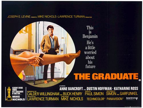 Vintage The Graduate Movie Poster Reprint A3/A4