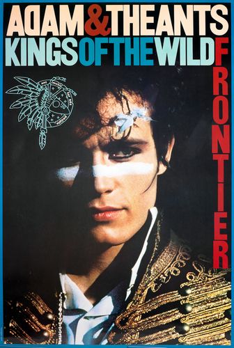 Vintage 1980's Adam Ant Kings Of The Wild Frontier Music Promo Poster Reprint A3/A4