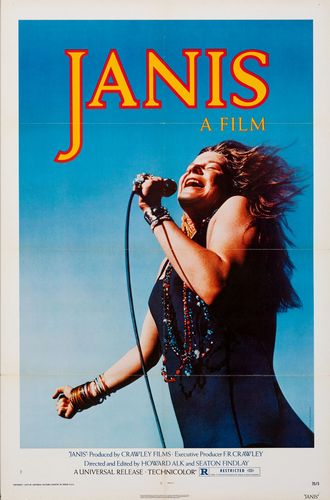 Vintage Janis Joplin Movie Promo Poster Reprint A3/A4