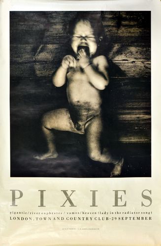 Vintage The Pixies London Town and Country Club Concert Poster Reprint A3/A4