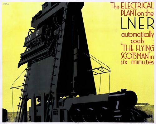 Vintage LNER Electrical Plant Railway Poster Reprint A3/A4