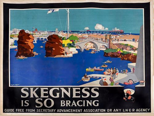 Vintage LNER Skegness is Bracing Railway Poster Reprint A3/A4