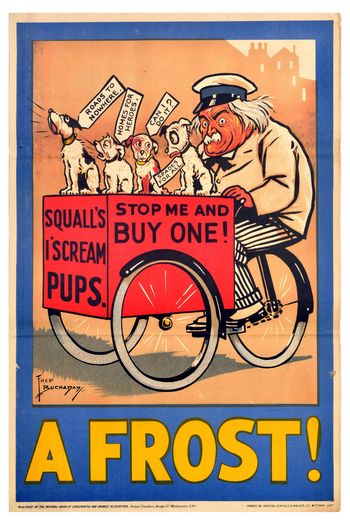 Vintage 1920's Conservative Party Anti Lloyd George Poster Print A3/A4