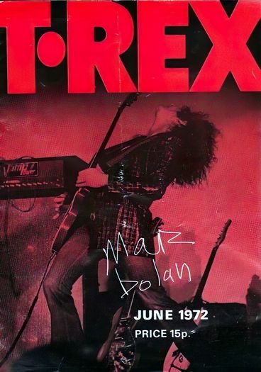 Vintage 1972 T Rex Marc Bolan Magazine Cover Poster Print A3/A4