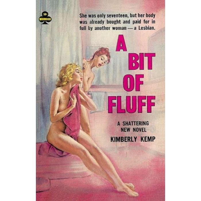 1950s Lesbian Pulp A Bit Of Fluff PB Book Cover Art A3 