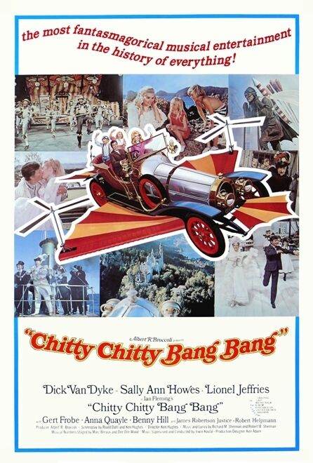 CHITTY CHITTY BANG BANG 1968 FILM POSTER A3 REPRINT