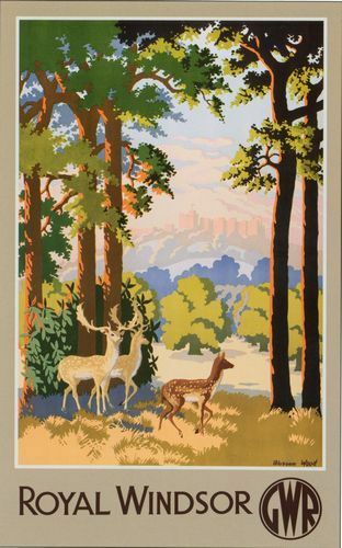 GWR Royal Windsor Great Park Railway  Poster A3 Print