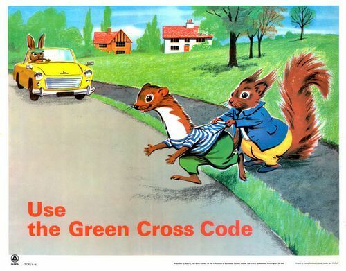 Vintage Tufty Club British Road Safety For Children Poster Print A3/A4 3