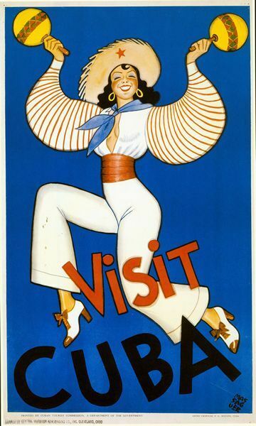 Vintage Cuba Travel Poster A3/A2/A1 Print