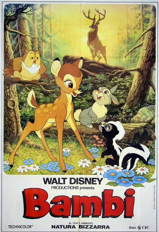 Disney Bambi Movie Poster A3/A2 Print