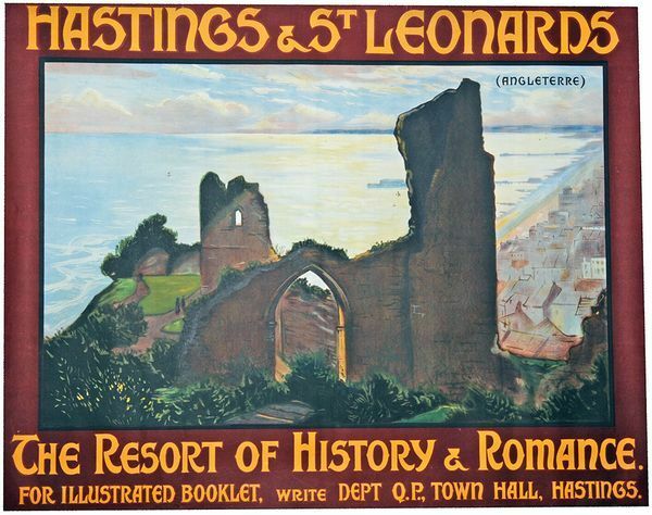 Vintage Southern Railways Hastings and St Leonards Railway Poster A3 Print