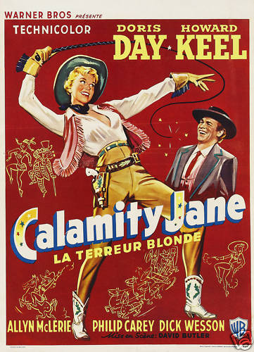 Calamity Jane Vintage Movie Poster A3 reprint