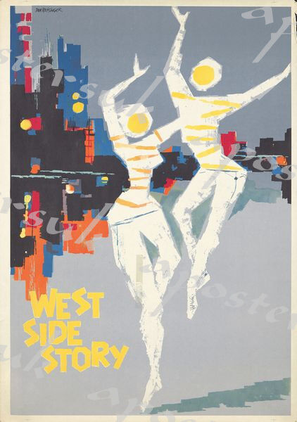 Vintage West Side Story Poster A3/A4 Print