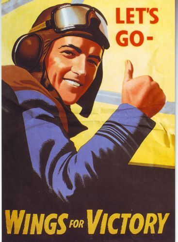 World War 2 Wings For Victory RAF Poster A3 / A2 Print