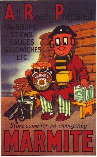 World War 2 Marmite Advertisement Poster A3 Print