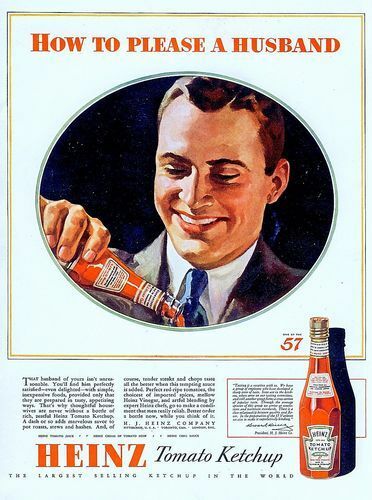 Vintage 1930's Heinz Ketchup Advert Poster A3 reprint