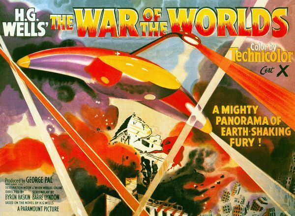 Vintage War Of The Worlds Movie  Poster  A3/A2/A1 Print