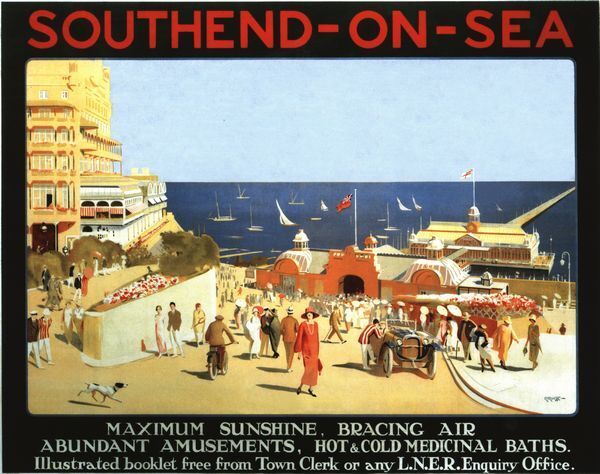 Vintage LNER Southend on Sea Railway Poster A3/A2/A1 Print