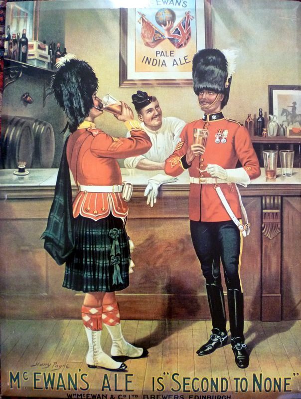 Vintage McEwans Ale Advertising Poster A3/A2 Print