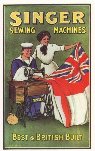 Vintage Singer Sewing Machine Advertisement  Poster A3  Reprint