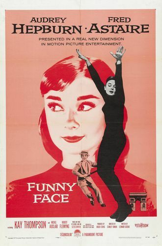 Audrey Hepburn Fred Astaire Funny Face Movie Poster A3 / A2 Print