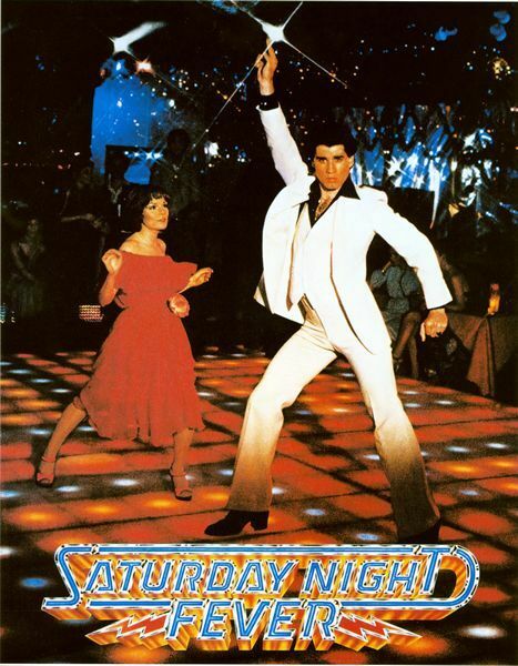 Vintage Saturday Night Fever Movie Poster A3/A2/A1 Print