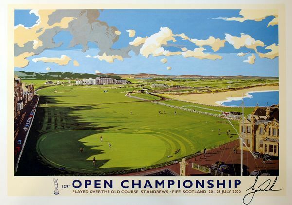 2000 Golf Open Championship St Andrews Commemorative Poster A3 Print