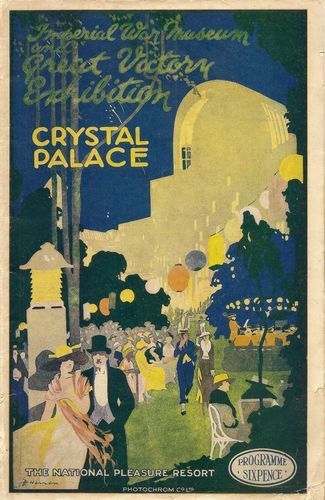 1921 Crystal Palace Exhibition A3 Poster Reprint
