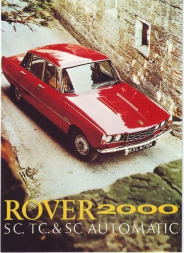 1970's Rover 2000 Advertisement A3 Poster Reprint