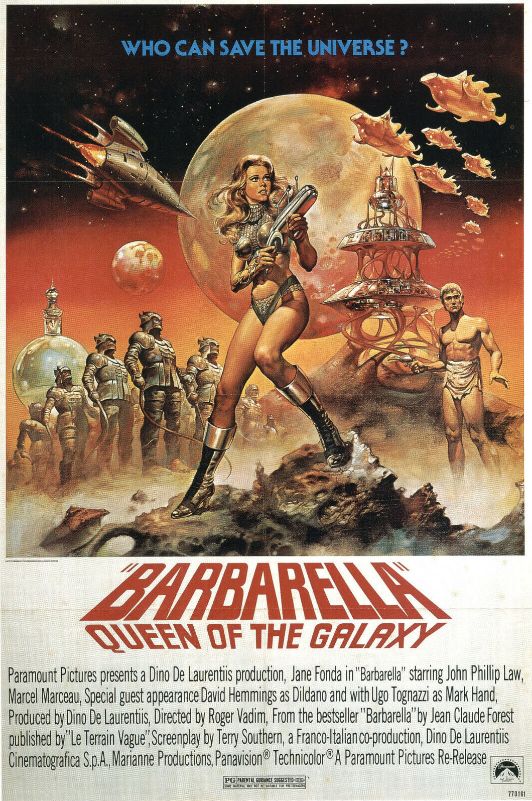 Barbarella  Movie Poster A3 reprint