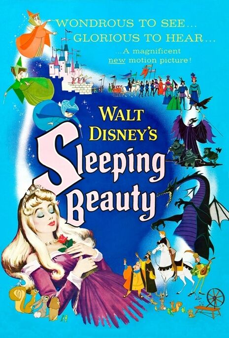 Sleeping Beauty Classic Movie Poster Poster A3/A2 Print