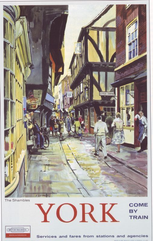 1960's British Rail York  Poster A3 / A2 Print