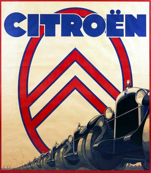 Vintage Citroen Car  Poster  A3 Print