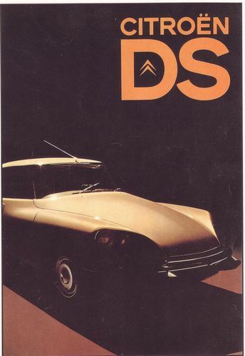 Citroen DS Advertising Poster A3  Reprint