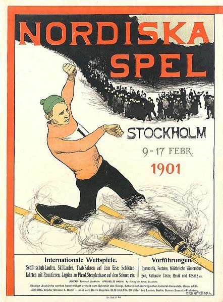 1901 Nordic Games Stockholm  Poster  A3 Print