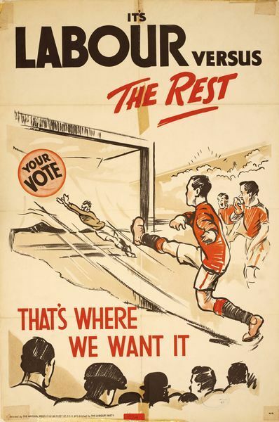 1930's Labour Party Election Poster A3 Print