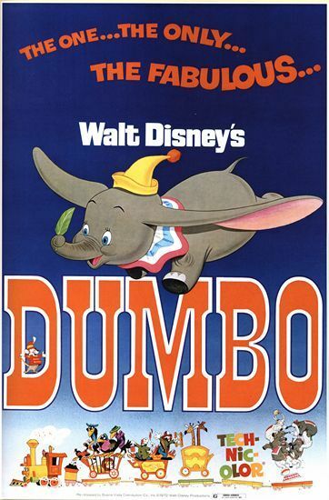 Vintage Dumbo Movie Poster A3/A2/A1 Print
