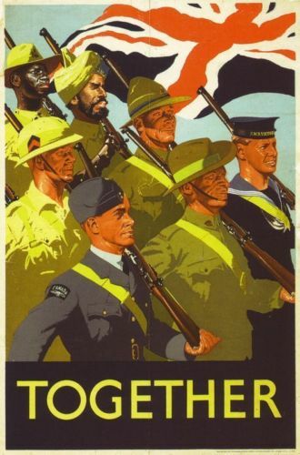 1940's British Empire Military Poster A3 Reprint