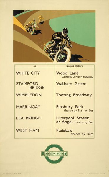 1930's London Speedway Poster A3/A2/A1 Print