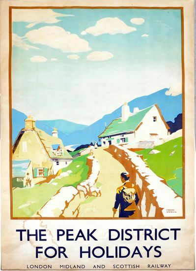 Vintage LMS Peak District Railway Poster A3/A2/A1 Print