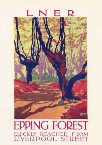 LNER Epping Forest Railway  Poster A3 Reprint