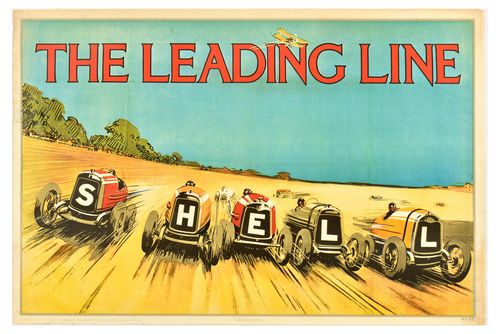 Vintage 1920's Shell Motor Fuel Advertisement Poster A3/A4