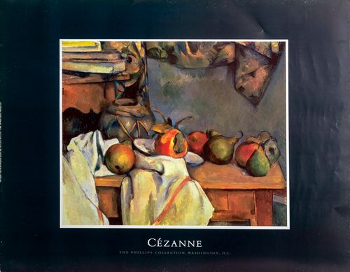 Vintage Cezanne Art Exhibition Washington DC Poster A3/A4