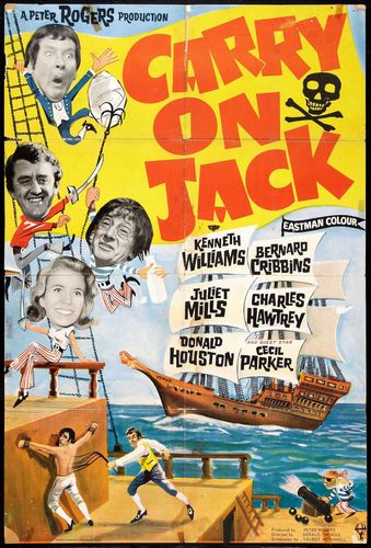 Vintage Carry On Jack Movie Poster A3/A4